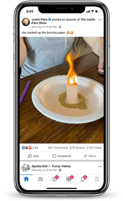 Завантаження відео з Facebook, крок 1